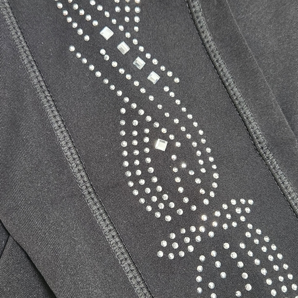 💎 Bling Leggings w/ Mesh Cut-outs & Pockets! S/M  ~ NWT! - Picture 5 of 7